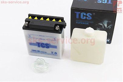 Аккумулятор 12V5Ah 12N5-3B кислотный (L120*W60*H130mm) "Active"