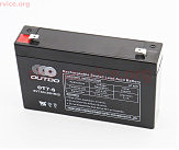Аккумулятор 6V7Ah OT7-6 кислотный (L151*W35*H94mm) для ИБП, игрушек и др.