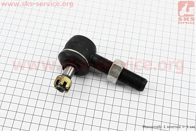 Наконечник рулевой, правая резьба, М18, М12, конус 12-14mm, Xingtai 220 (160.31.020)