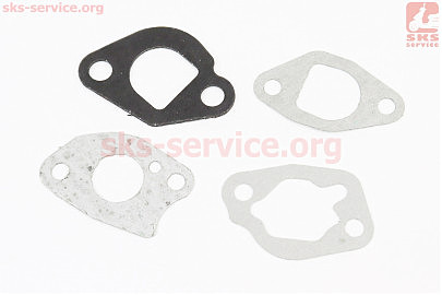 Прокладки карбюратора 168F/170F, к-кт 4 детали, (паронит)