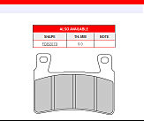 Тормозные колодки FE FDB2114P