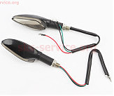 Поворот діодний на гнучкій ніжці + габарит СИНІЙ 