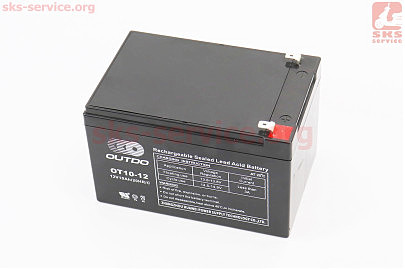 Акумулятор 12V10Ah OT10-12 кислотний (L151*W98*H96mm) для ДБЖ, іграшок та ін.
