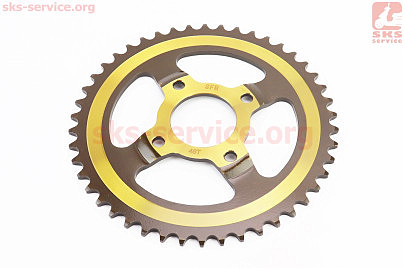 Звезда задняя 520-46T &mdash; d=58; 4отв.*90mm, "каленая" TEKEN/Loncin/CBF200-250/Scrambler 250