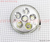 Фары круглой передняя часть DELTA/ALPHA 5+1-LED, d-140mm, TUNING