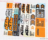 Наклейки набір 34шт 
