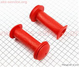 Ручки керма CHILD 95мм, червоні PVC-138A