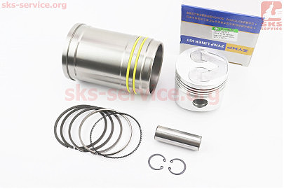 Поршневая R180NM к-кт, поршень 80mm STD (форкамера "Подкова") +гильза +манжеты