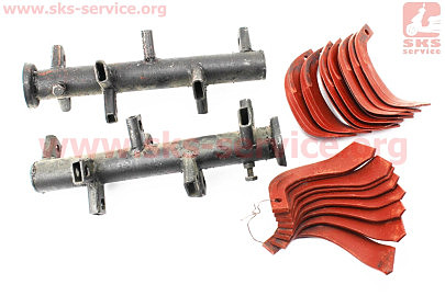 Фреза в сборе, под шлиц 32mm, ширина захвата 750mm, 18 ножа, R175/180/190/195/мототрактор