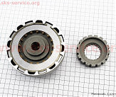 Зчеплення дводискове у зборі (кошик) Delta 70/110cc 