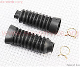 Гофра амортизатора переднего d=26/45mm; L=145mm к-кт 2шт, ЧЕРНЫЙ