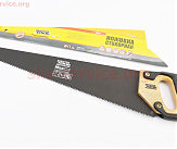 Ножівка по дереву 500мм, 7TPI MAX CUT, загартований зуб, 3D заточування, тефлонове покриття 14-2350
