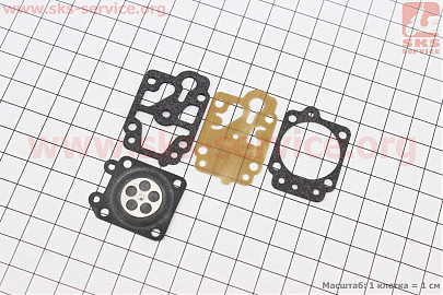 Ремонтний комплект карбюратора 1E40F-1E44F, 4 деталі
