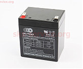 Акумулятор 12V5Ah OT5-12 кислотний (L90*W70*H102mm) для ДБЖ, іграшок та ін.