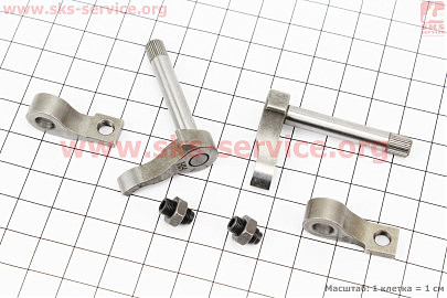 Коромысла клапана с креплением к-кт 4шт HONDA GX35 (CG438) &mdash; 4Т