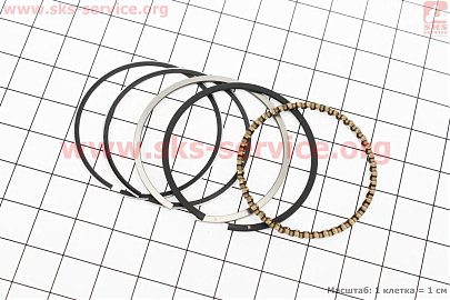 Кольца поршневые 40x1mm HONDA GX35 (CG438) &mdash; 4Т