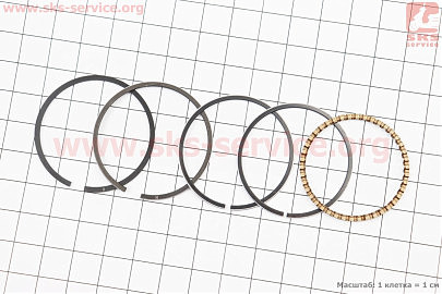 Кольца поршневые 39x1mm HONDA GX35 (CG438) &mdash; 4Т