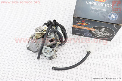 Карбюратор в сборе 125cc, (качественная копия)