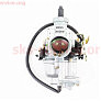 Карбюратор PZ27 СВ/CG-150 (d=27), дроссель ручной, с ускорительным насосом (качественная копия)