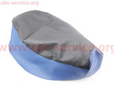 Чохол сидіння (еластичний, міцний матеріал) чорний/синій