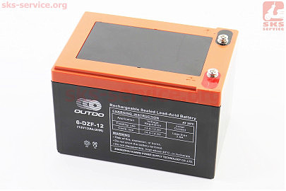 Акумулятор 12V12Ah 6DZF12 кислотний (L150*W101*H99mm) для ДБЖ, іграшок та ін.