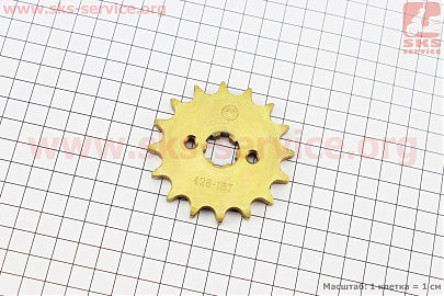 Звезда передняя JH &mdash; 428H-16T GOLD