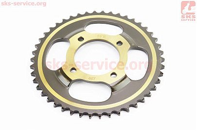 Звезда задняя FXD125 &mdash; 428-46T &mdash; d=64; 4отв.*80mm "каленая" Viper