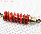 Амортизатор задний МОНО 250мм*d67мм (втулка 10мм / втулка 10мм) регулир., красный