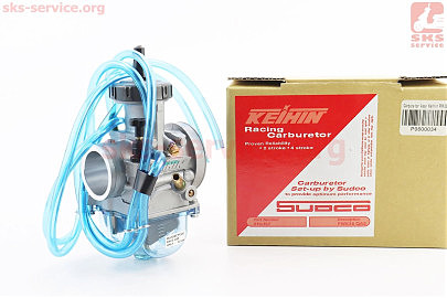 Карбюратор TUNING прозр. поддон PWK 36 (d=36) с мех. заслонкой (качественная копия)