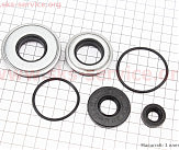 Сальники к-кт 4шт (12x22x7; 17x40x7; 25x41x9,5/13; 25x52x9,5/13) редуктора +О-кольцо 2,6x40, О-кольцо 2,6x45