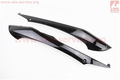 Yamaha JOG SA-16 пластик &mdash; нижний боковой лев+прав к-кт 2шт ЧЁРНЫЙ