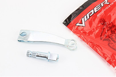 Кронштейн + вал тормозной задний (с изгибом)