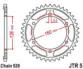 Зірка задня JT JTR5.40 40x520