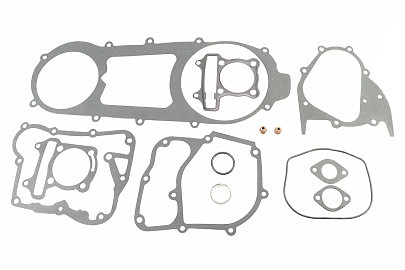 Прокладки двигуна 150cc-57,4мм, к-кт 13 деталей, довгий варіатор