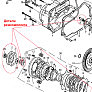Ремкомплект тяги выжима сцепления мото (механика)