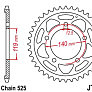 Зірка задня JT JTR10.44 44x525