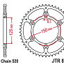 Зірка задня JT JTR897.51SC 51x520