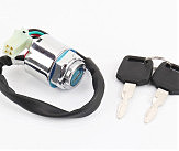 Замок запалювання (кріплення на гайці d-24мм) роз'єм малий 