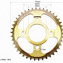 Зірка задня WY125 — 428-42Т — d=58; 4отв.*90mm (ZS125J спиці/BOXER ВМ/ВМX) (якісна)