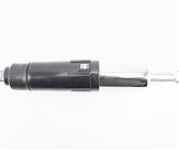 Амортизатор задній JH/CB/CG - 335мм*d60мм (втулка 12мм / втулка 10мм) закритий регул., чорний