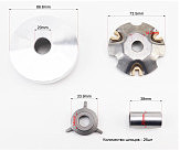Варіатор передній+втулка+крильчатка к-кт