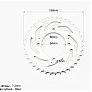 Зірка задня RS125 — 428-38T — d=64; 4отв.*80mm (V200N)