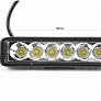 Фара дополнительная светодиодная влагозащитная — 6 LED с креплением, прямоугольная 150*37мм