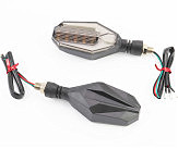 Поворот диодный на гибкой ножке + стоп сигнал/габарит LED РОМБ, 2шт