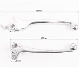 Важелі керма лівий, правий к-кт 2шт (під диск. / барабан. гальмо) Honda AF20 