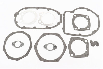 Прокладки двигуна УРАЛ, к-кт 11 деталей, (папір, алюміній)