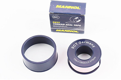 Стрічка різьбових з'єднань "THREAD SEAL TAPE", 19mm*0,75mm*15m