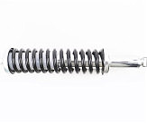 Амортизатор коляски 300mm*d52mm (втулка 10mm / резьба М10mm), черный, белая втулка