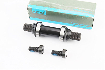 Каретка "шлицы BMX 48T-19мм" 140мм, 2 пром-подшипники (19*37*9), KL-11D (Spanish Type)