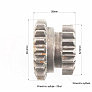 Шестерня перемикання Z-16x20